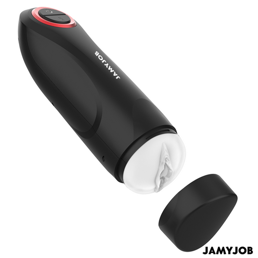 JAMYJOB - MASTURBADOR VAGINAL AUTOMÁTICO DE GRAVEDAD 5 MODOS DE EMPUJE Y EFECTO DE SONIDO