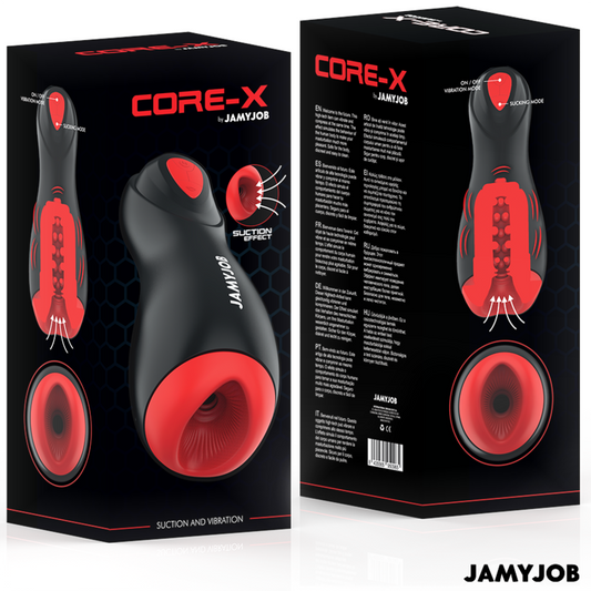 JAMYJOB - MASTURBADOR AUTOMÁTICO CORE-X 5 MODOS DE SUCCIÓN Y VIBRACIÓN