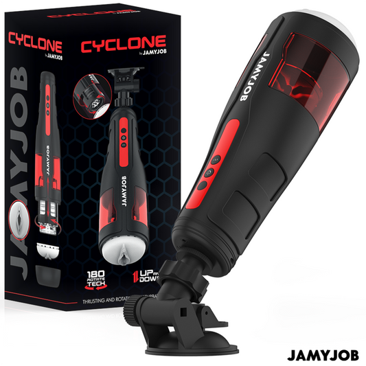 JAMYJOB - MASTURBADOR VAGINAL AUTOMÁTICO CYCLONE 10 MODOS DE ROTACIÓN Y EMPUJE