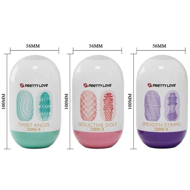 PRETTY LOVE - CUPID X 18 MALE MASTURBATORS DIFFERENT TEXTURES