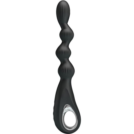 PRETTY LOVE - VIBRADOR ANAL FEDERER 12 VIBRACIONES NEGRO