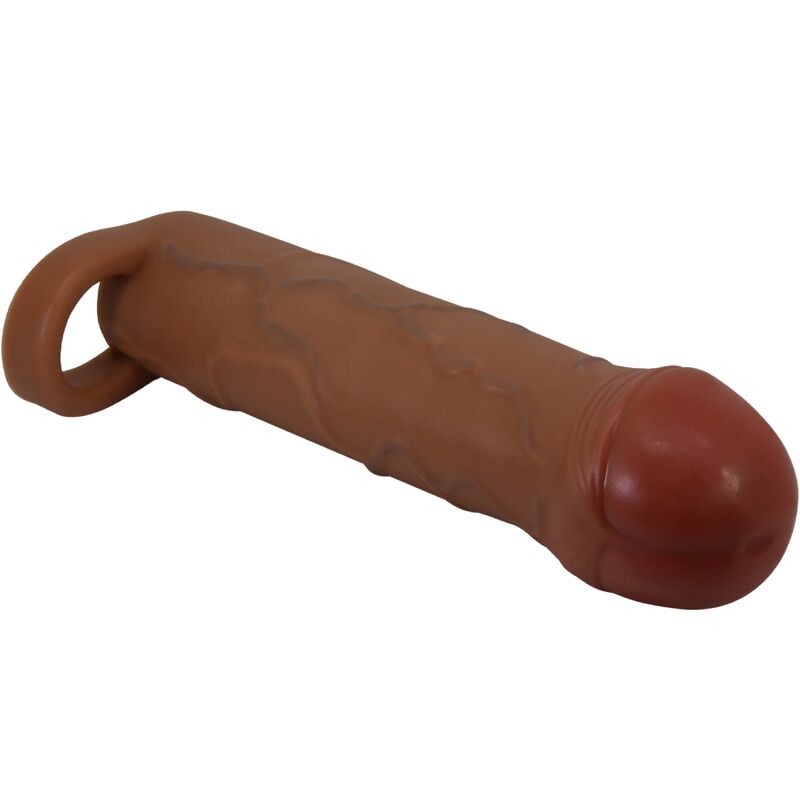 PRETTY LOVE - MANCHON POUR PÉNIS POUR OIGNON AVEC EXTENSION DE 2,5 CM MULATTO