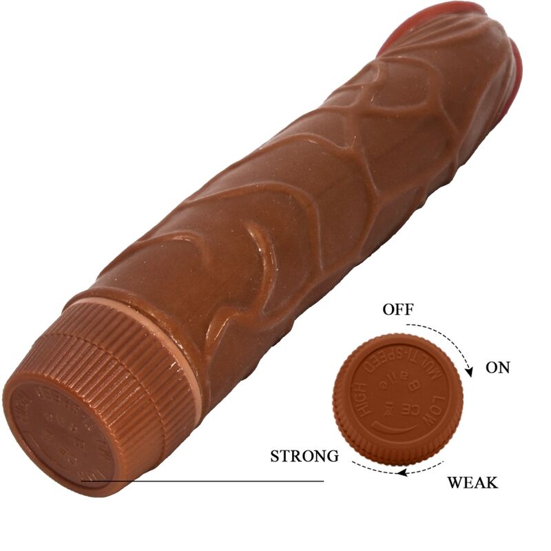 BAILE - BOB VIBRATEUR RÉALISTE 22,5 CM MULATTO