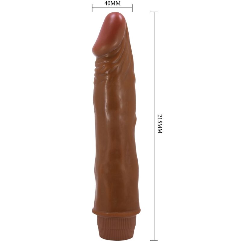 BAILE - VIBRADOR REALISTA ENANO 21 CM MULATO