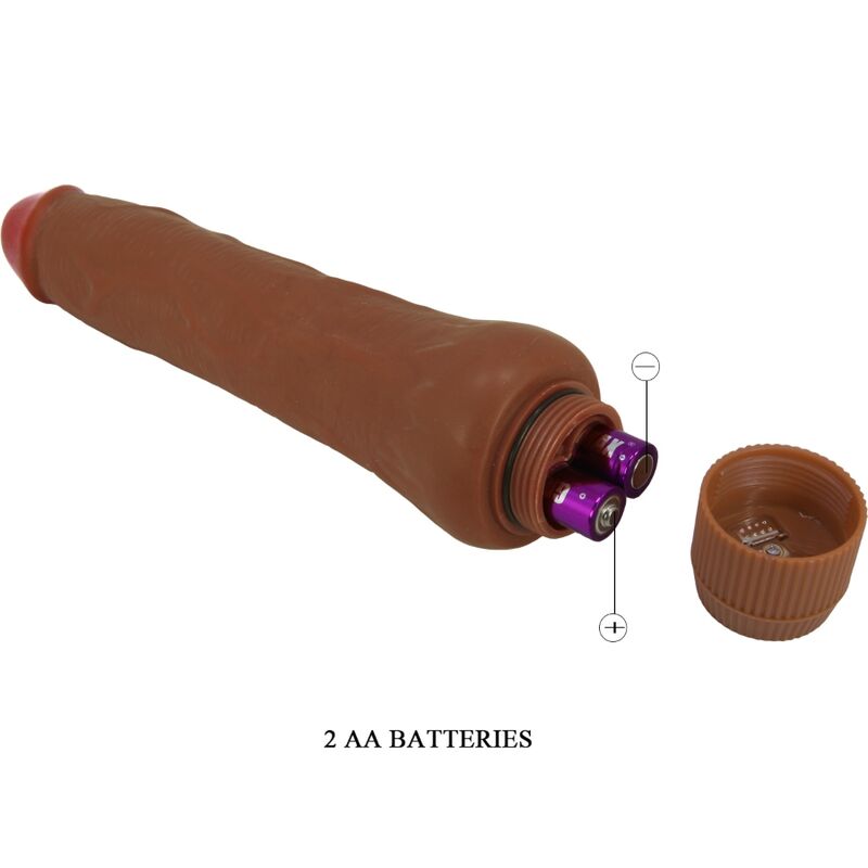 BAILE - VIBRATEUR RÉALISTE DRYADE 25 CM MULATTO