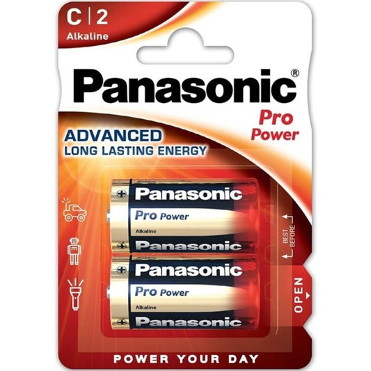 PANASONIC - PILAS ALCALINAS C PRO POWER LR14 BLISTER*2