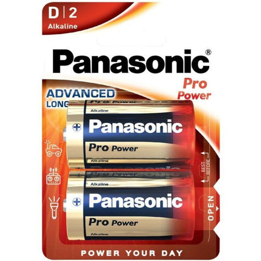 PANASONIC - PILAS ALCALINAS PRO POWER D LR20 BLISTER*2