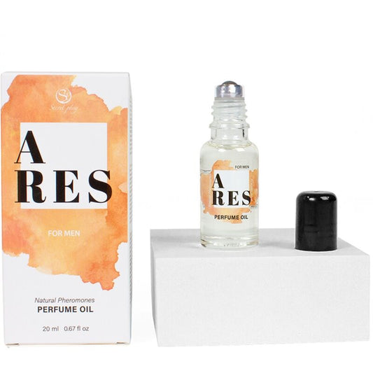 SECRETPLAY - PERFUME NATURAL ARES CON FEROMONAS EN ACEITE PARA HOMBRE 20 ML
