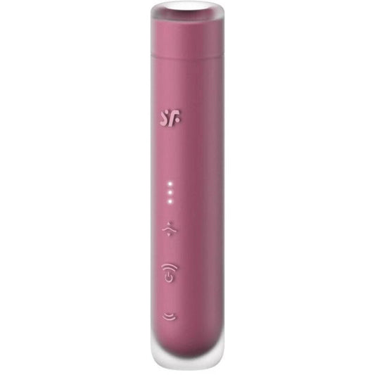 SATISFYER - ESTIMULADOR DE CLÍTORIS FIRST KISS WAVE GARNET