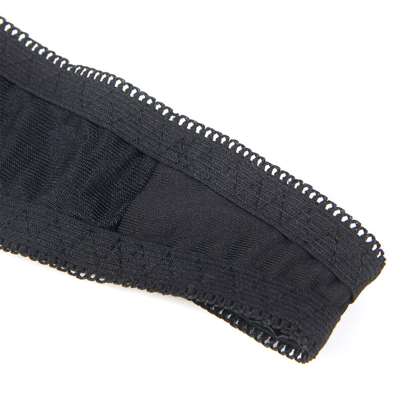 SUBBLIME - 955205 CONJUNTO DE SUJETADOR CON LAZO NEGRO AJUSTABLE L/XL