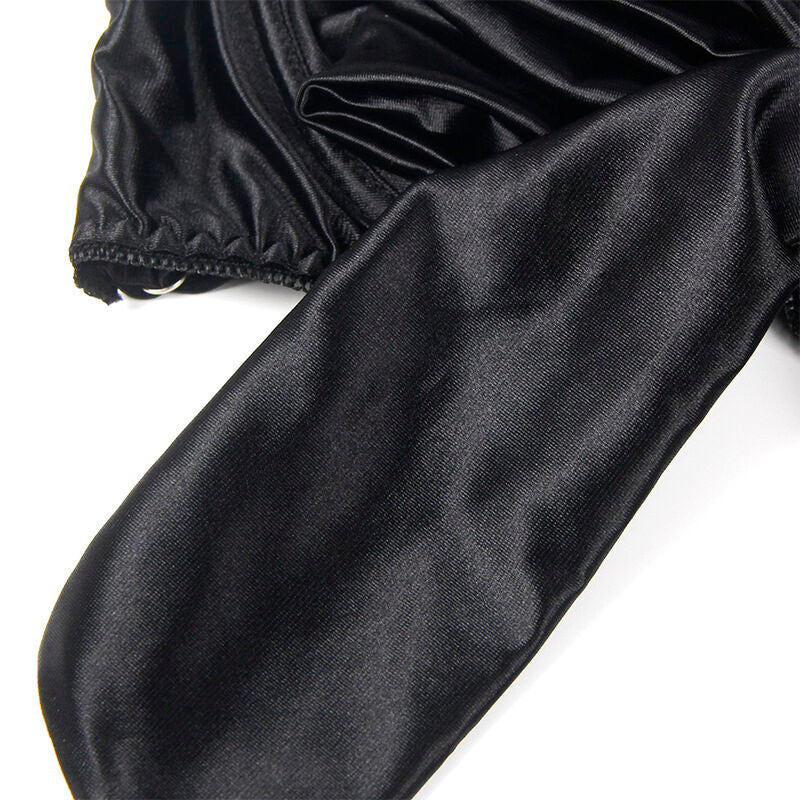 SUBBLIME - 955205 CONJUNTO DE SUJETADOR CON LAZO NEGRO AJUSTABLE L/XL