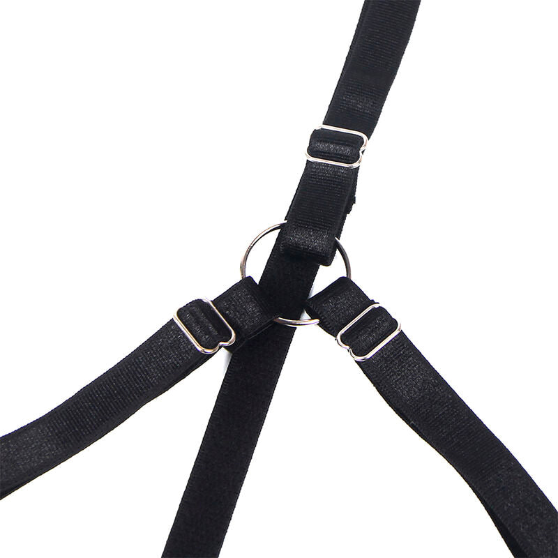 SUBBLIME - 955205 CONJUNTO DE SUJETADOR CON LAZO NEGRO AJUSTABLE L/XL