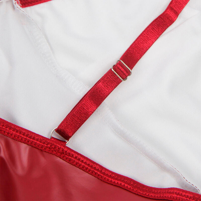 SUBBLIME - 955397 VESTIDO CON TIRANTES DE PIEL BURDEOS S/M