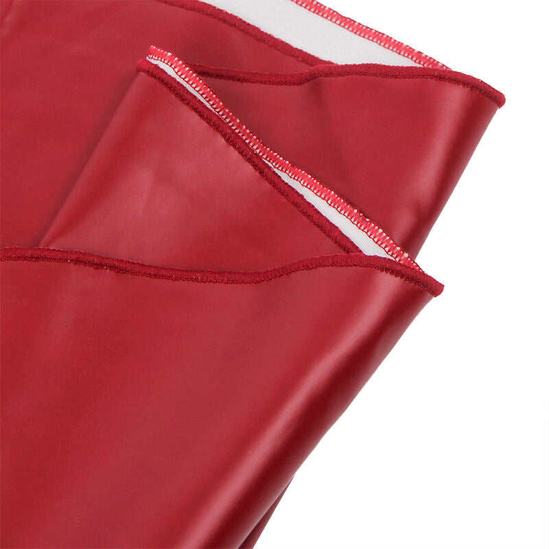 SUBBLIME - 955403 VESTIDO CON TIRANTES DE PIEL BURDEOS L/XL