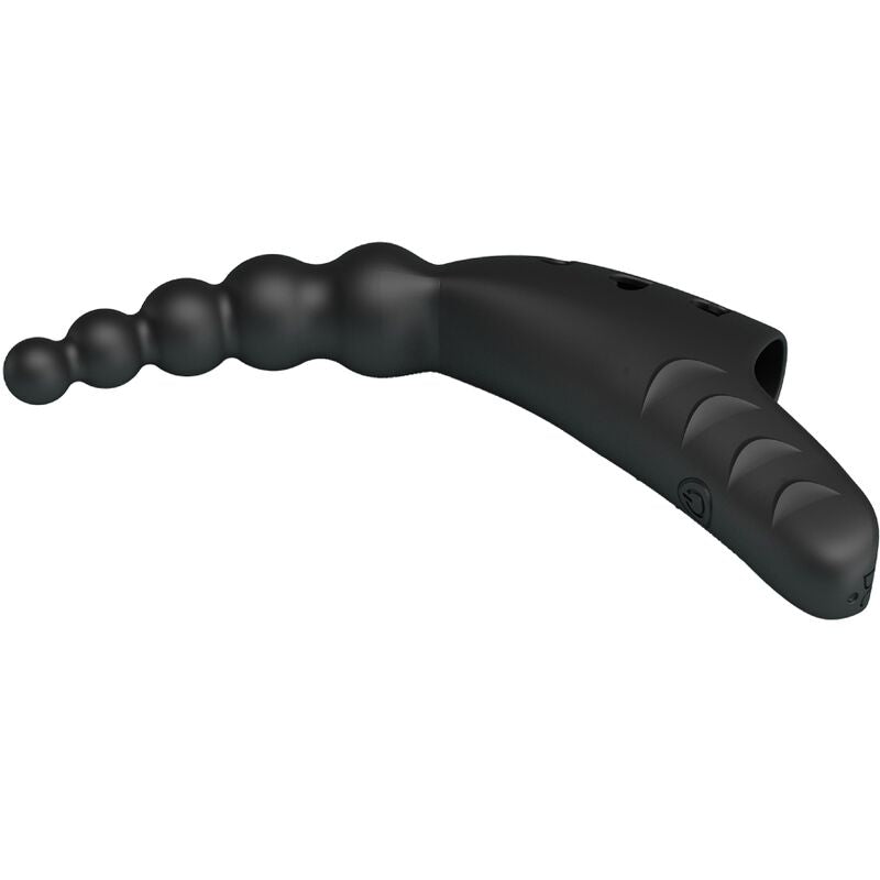 PRETTY LOVE - VIBRADOR DE DEDO JORDIN 10 VIBRACIONES NEGRO