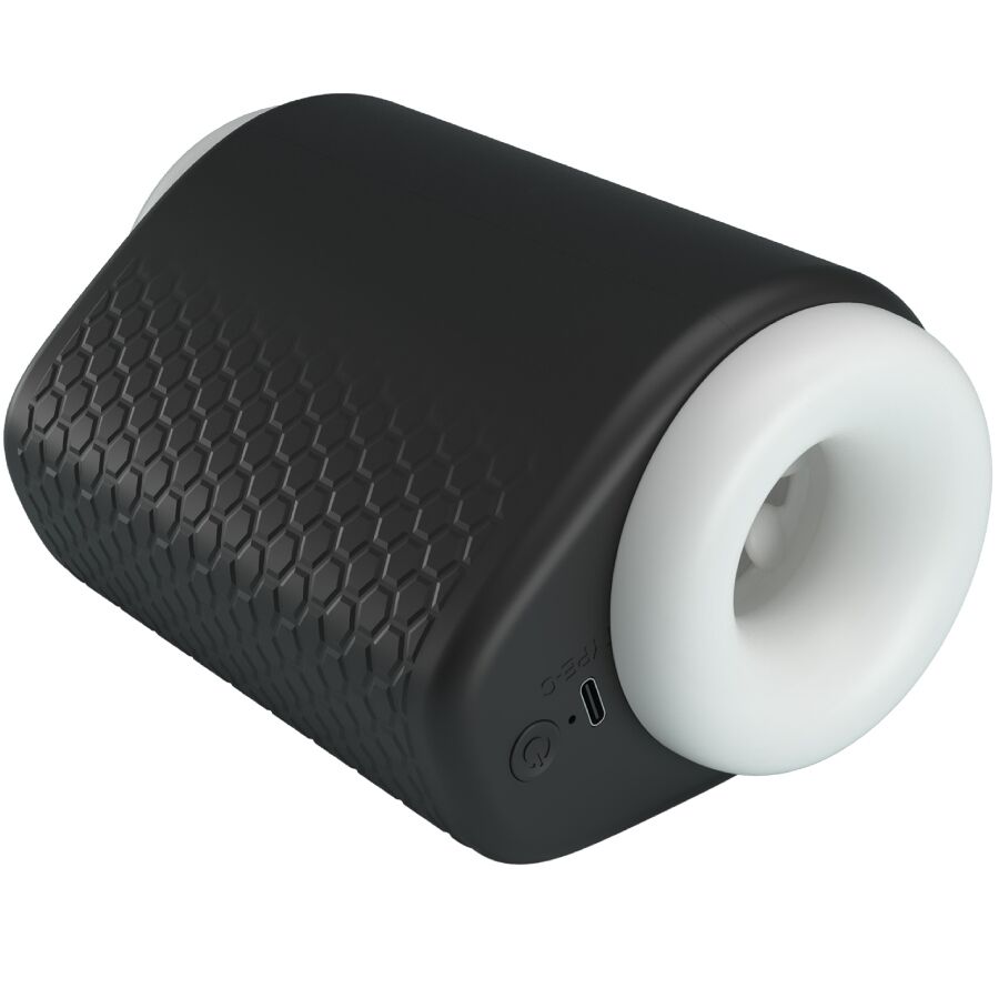 PRETTY LOVE - DJ GIRL MASTURBADOR MASCULINO CON VIBRACIÓN 5 AJUSTES NEGRO