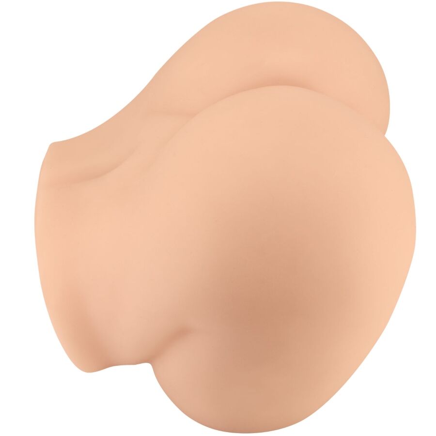 CRAZY BULL - VIBRADOR TRASERO ROLONDA CON VAGINA Y ANO REALISTAS NATURALES