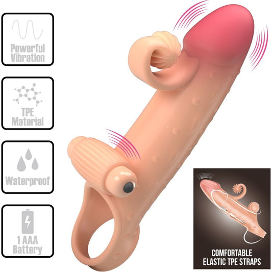 ROMANCE - FUNDA VIBRADORA PARA EL PENE NATURAL