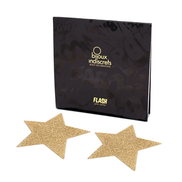 BIJOUX - CUBREPEONES INDISCRETS FLASH GOLDEN STAR