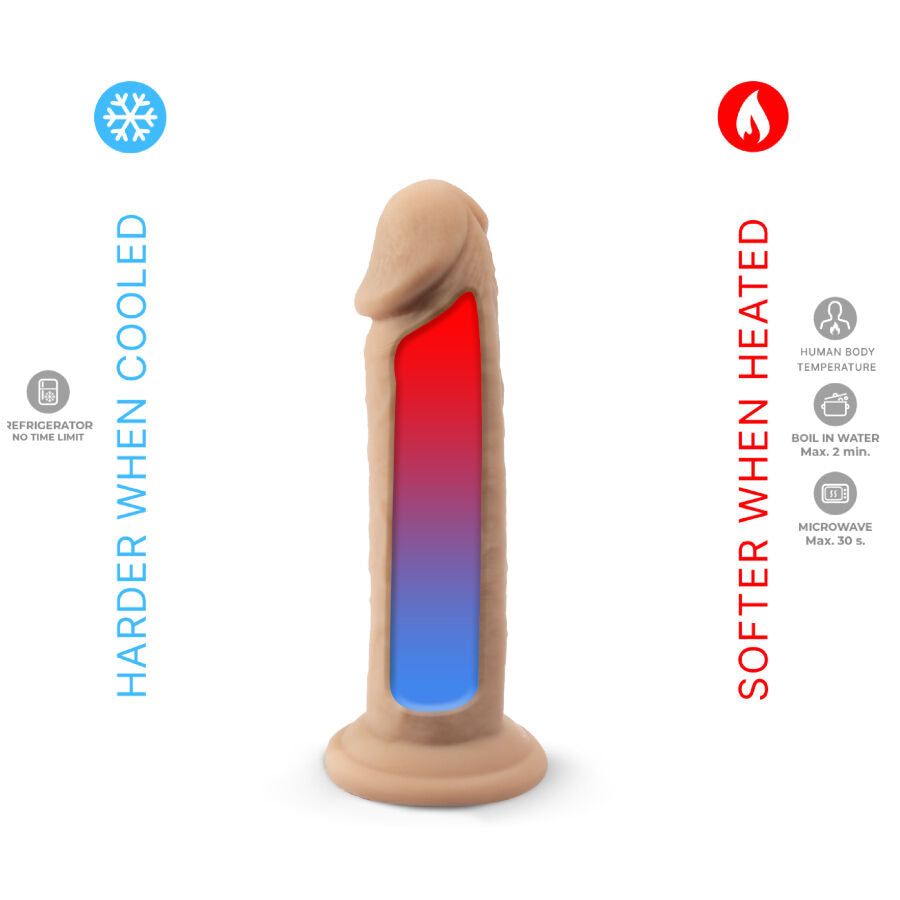 SILEXD - REALISTIC PENIS MODEL 2 THERMOREACTIVE SILICONE 15.4 CM