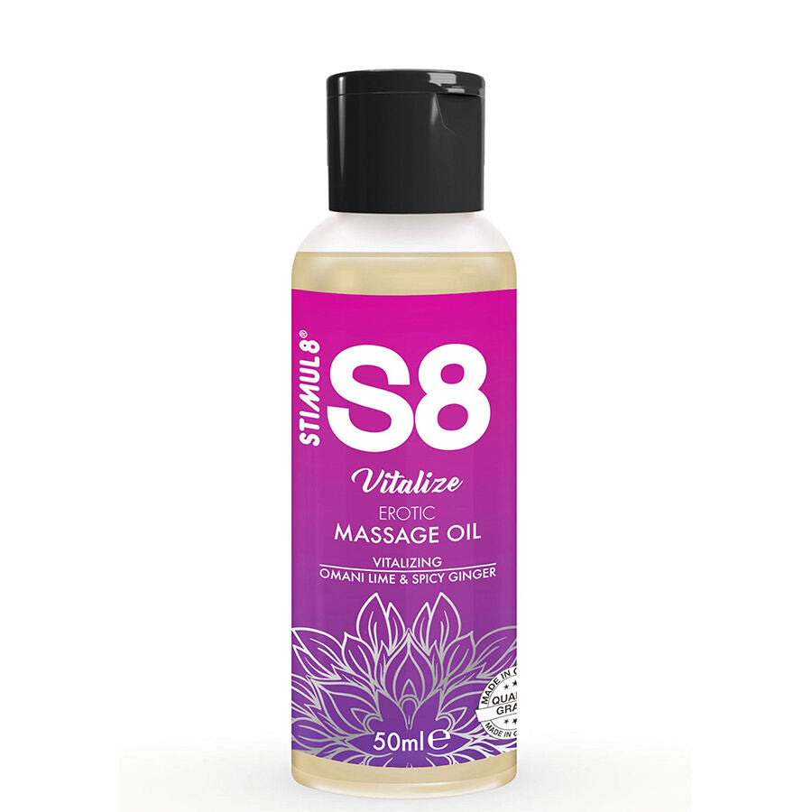 STIMUL8 - S8 MASSAGE OIL BOX 3 X 50 ML