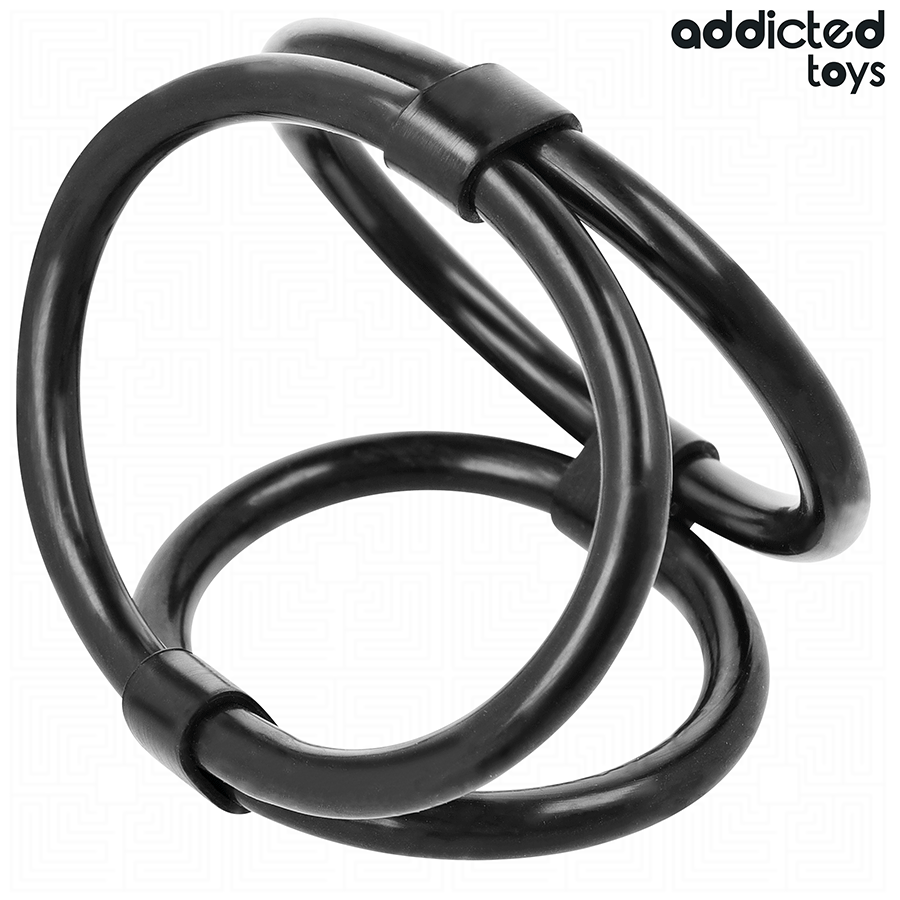 ADDICTED TOYS - TRIPLE PENIS RING