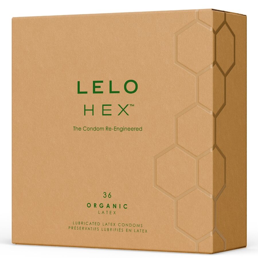 LELO - HEX ORGANIC CONDOM BOX 36 UNITS