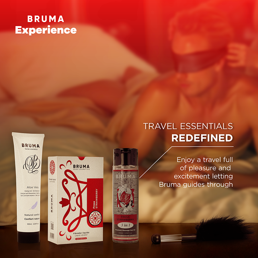 BRUMA XPERIENCE - SWEET STRAWBERRY VIBRO-ORGASMIC TEMPTATION KIT