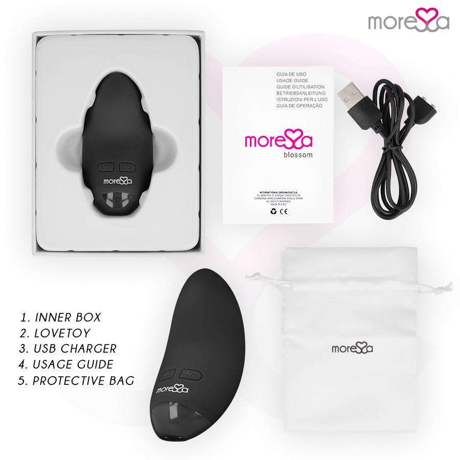 MORESSA - BLOSSOM BLACK VIBRATOR