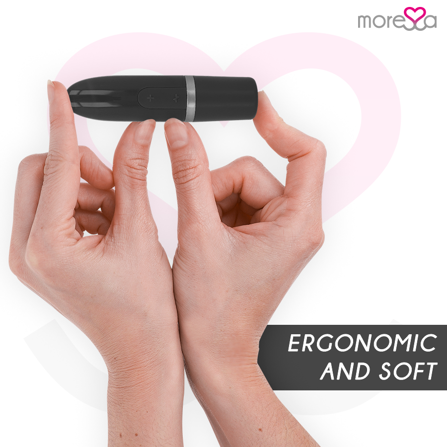 MORESSA - VIBRADOR ESTIMULADOR IVY DE VIAJE NEGRO