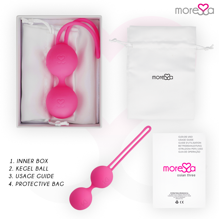 MORESSA - OSIAN TRES SILICONA PREMIUM ROSA