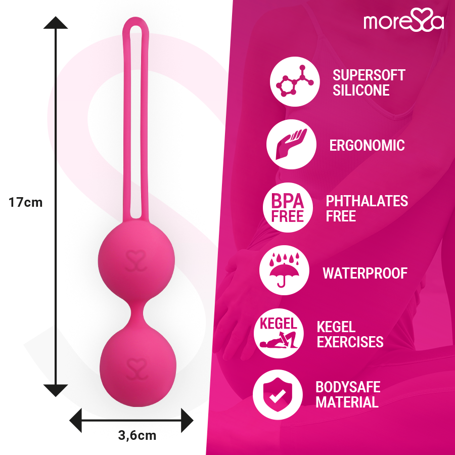 MORESSA - OSIAN TRES SILICONA PREMIUM ROSA