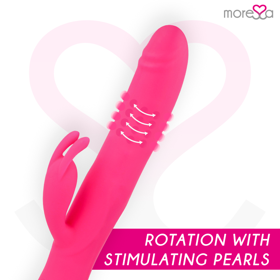 MORESSA - VIBRADOR SOMER PREMIUM CON ROTACIÓN MÚLTIPLE
