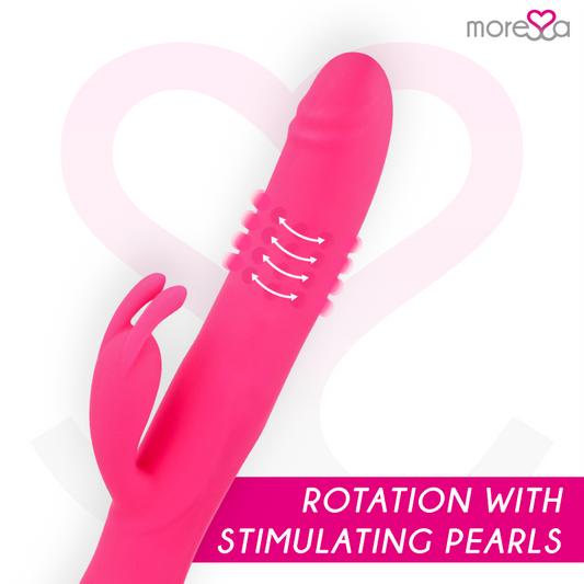 MORESSA - VIBRADOR SOMER PREMIUM CON ROTACIÓN MÚLTIPLE
