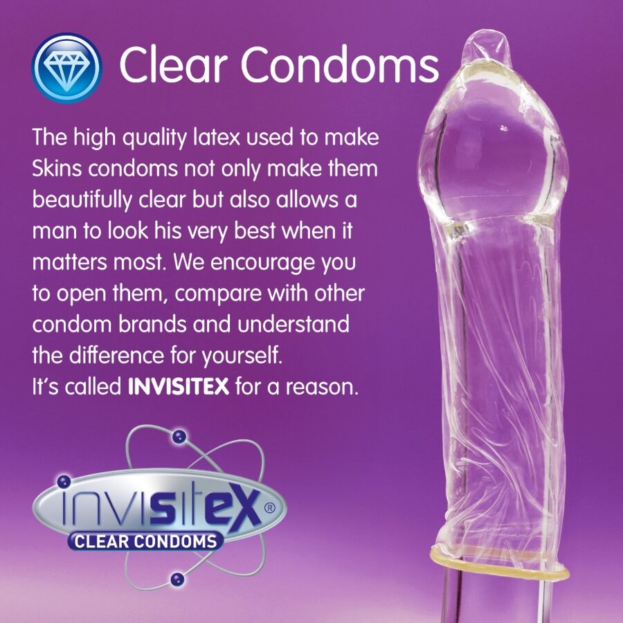 SKINS - EXTRA LARGE PREMIUM CONDOMS PACK 16