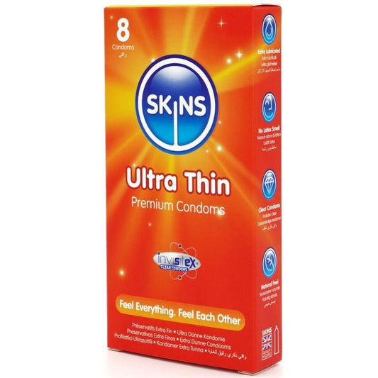 SKINS - ULTRA THIN PREMIUM CONDOMS PACK 8