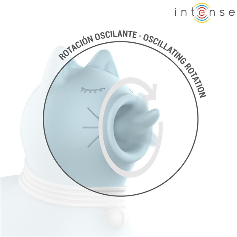 INTENSE - DUCHESS STIMULATOR WITH ROTATING TONGUE 360º BLUE