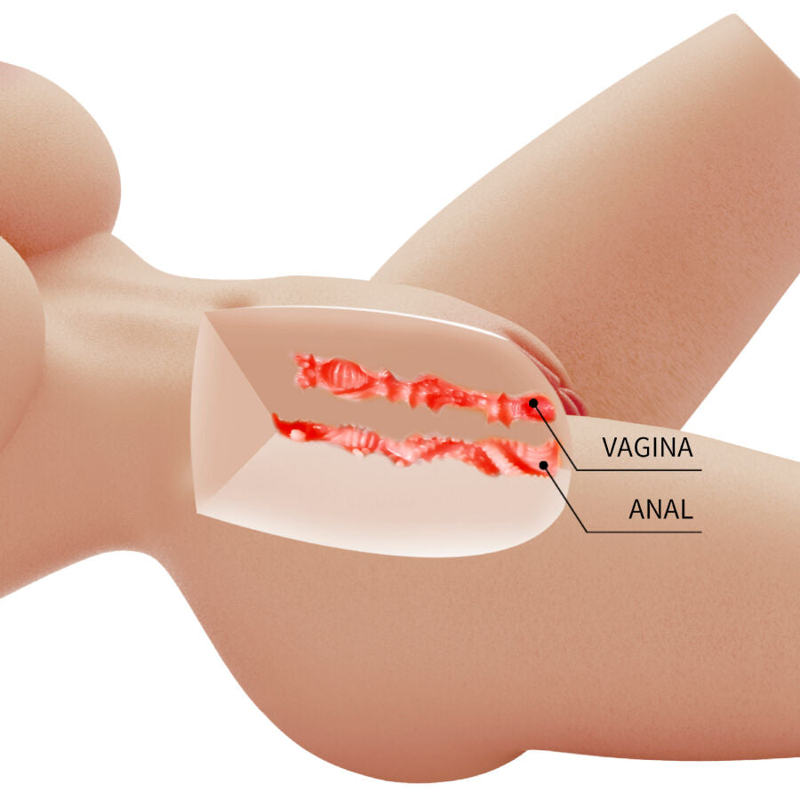 CRAZY BULL - LILY REALISTIC FEMALE TORSO VAGINA AND ANAL 4 KG