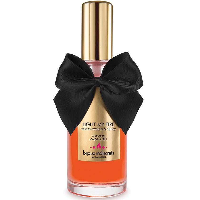 BIJOUX - ACEITE DE MASAJE EFECTO CALOR AROMA FRESA