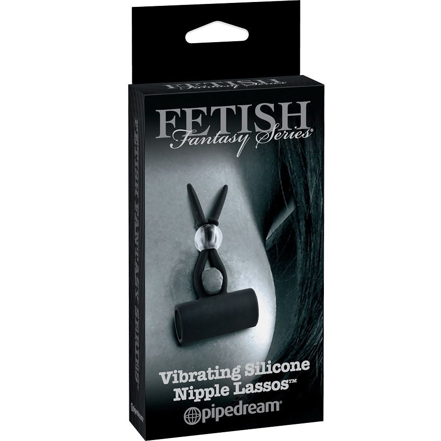 FETISH FANTASY EDICIÓN LIMITADA - LAZOS VIBRADORES DE SILICONA PARA PEZONES