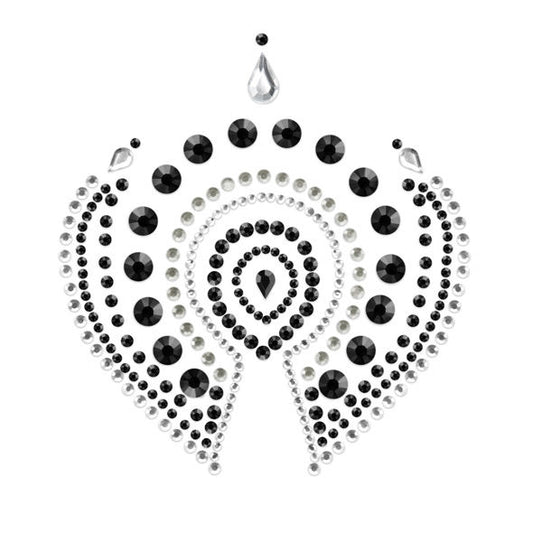BIJOUX - INDISCRETS FLAMBOYANT NEGRO&amp;PLATA