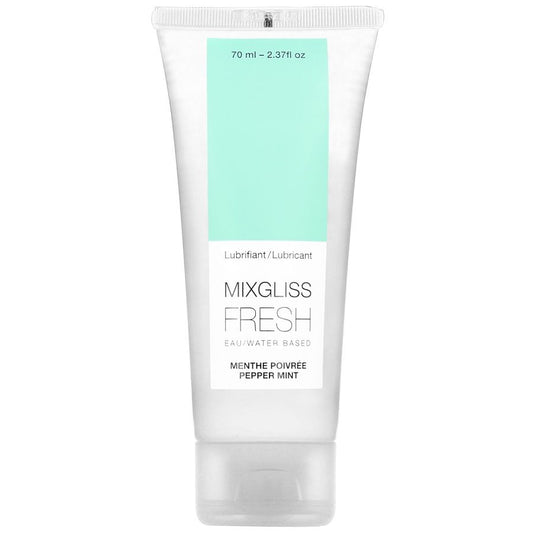 MIXGLISS - LUBRICANTE A BASE DE AGUA EFECTO SABOR MENTA FRÍA 70 ML