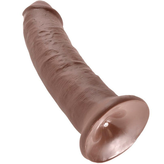 KING COCK - 9 DILDOS MARRÓN 22,9 CM