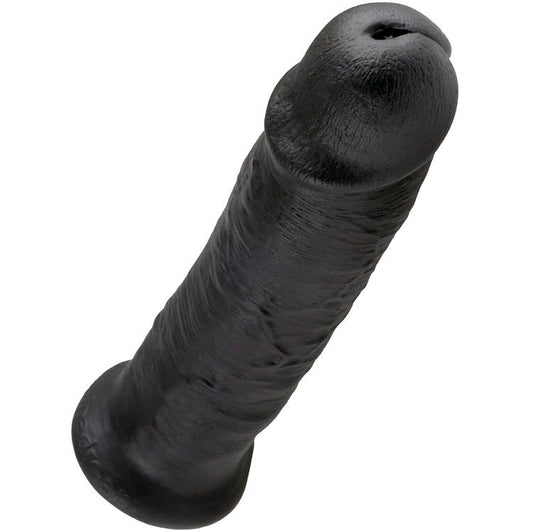 KING COCK - 10 DILDOS NEGROS 25 CM