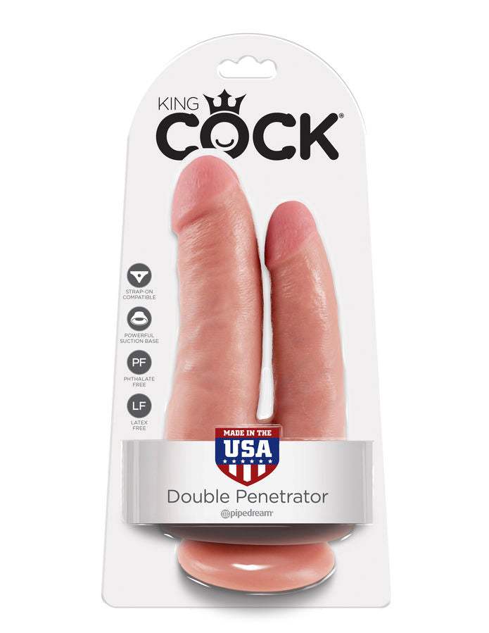 KING COCK - DOBLE PENETRADOR CARNE