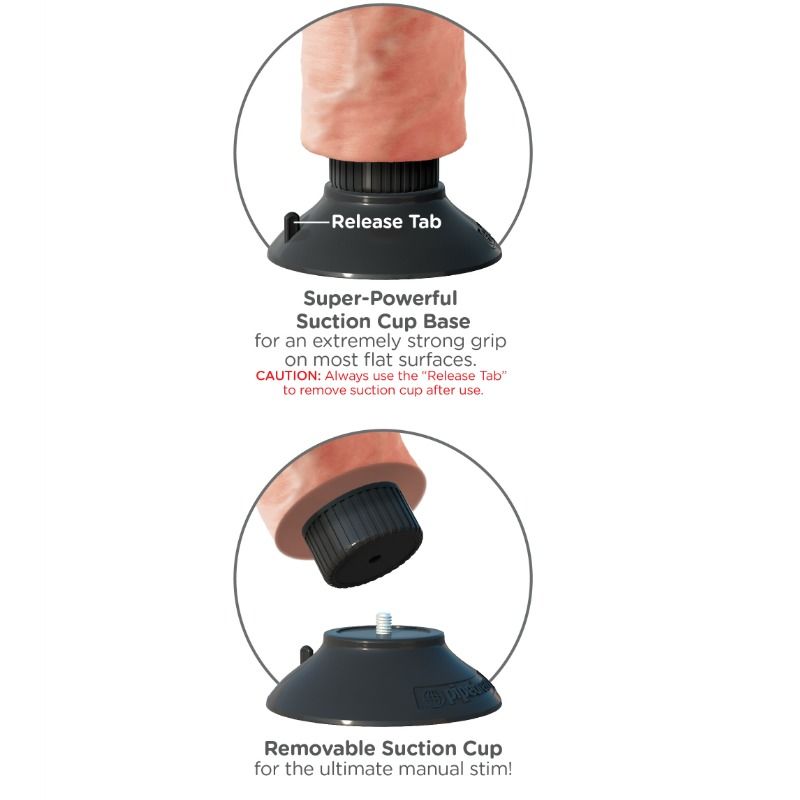 KING COCK - 25.5 CM VIBRATING COCK FLESH