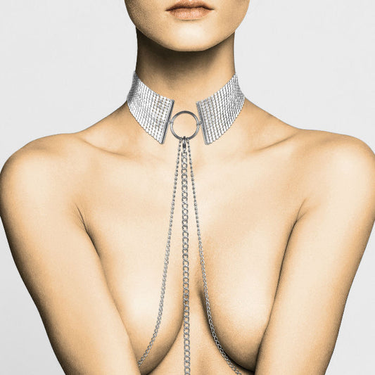BIJOUX - COLLAR METALIZADO DE PLATA DÉSIR MÉTALLIQUE