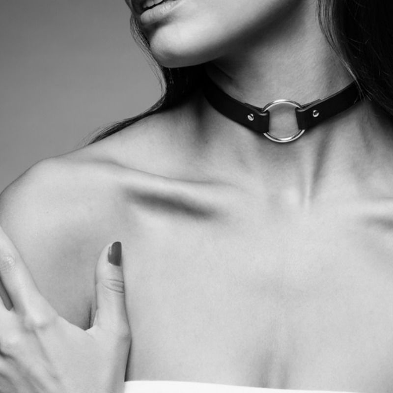 BIJOUX INDISCRETS MAZE - COLLAR GARGANTA NEGRO