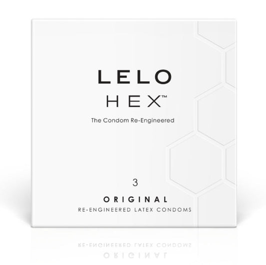 LELO - CONDÓN HEX CAJA 3 UNIDADES