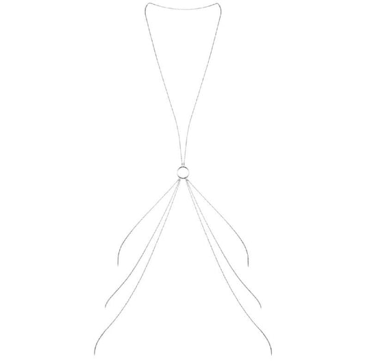 BIJOUX - MAGNIFICAS CADENAS DE METAL PARA EL CUERPO 8 PLATA